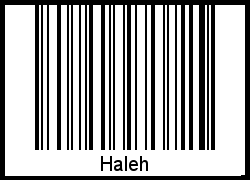 Barcode-Foto von Haleh