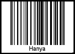 Hanya als Barcode und QR-Code