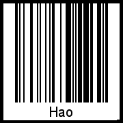 Barcode-Grafik von Hao