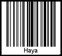 Barcode-Foto von Haya
