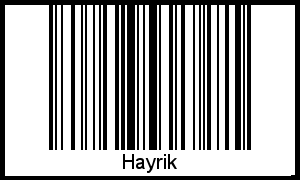 Barcode-Foto von Hayrik
