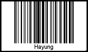 Barcode-Foto von Hayung