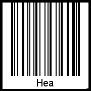 Interpretation von Hea als Barcode