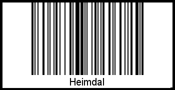 Interpretation von Heimdal als Barcode