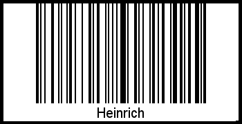 Interpretation von Heinrich als Barcode