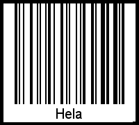 Barcode-Foto von Hela