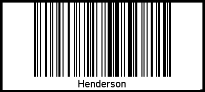Barcode-Grafik von Henderson