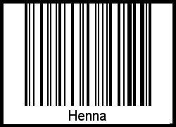 Barcode-Foto von Henna