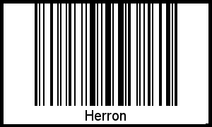 Interpretation von Herron als Barcode