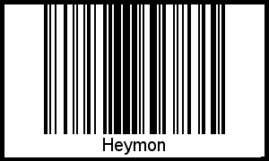 Interpretation von Heymon als Barcode