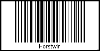 Horstwin als Barcode und QR-Code