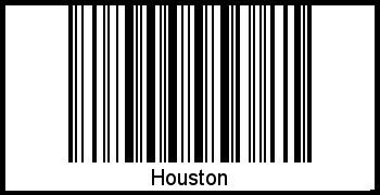 Barcode-Foto von Houston