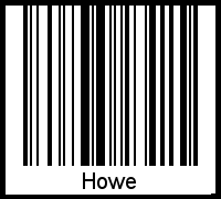 Barcode-Foto von Howe