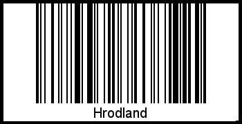 Interpretation von Hrodland als Barcode