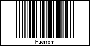 Interpretation von Huerrem als Barcode