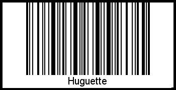 Barcode-Grafik von Huguette