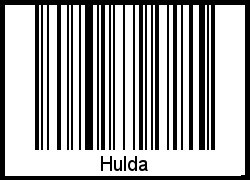 Barcode-Foto von Hulda