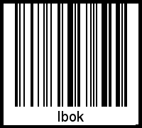 Barcode-Foto von Ibok