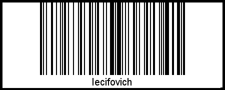 Barcode-Foto von Iecifovich