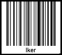 Barcode-Grafik von Iker