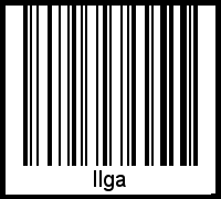 Interpretation von Ilga als Barcode