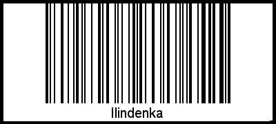 Ilindenka als Barcode und QR-Code