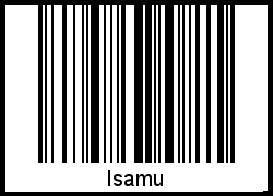 Isamu als Barcode und QR-Code