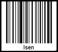 Barcode-Grafik von Isen