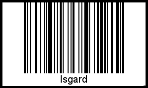Barcode-Foto von Isgard