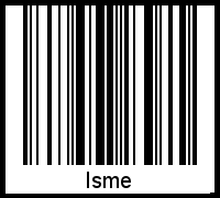 Barcode-Foto von Isme
