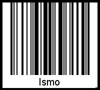 Barcode des Vornamen Ismo