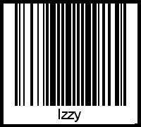 Barcode-Foto von Izzy