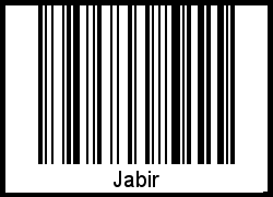 Jabir als Barcode und QR-Code