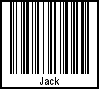 Interpretation von Jack als Barcode