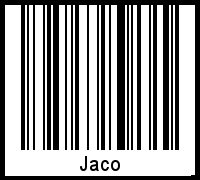 Jaco als Barcode und QR-Code