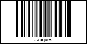 Barcode-Grafik von Jacques