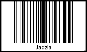 Barcode des Vornamen Jadzia