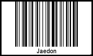 Barcode-Grafik von Jaedon