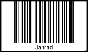 Interpretation von Jahrad als Barcode