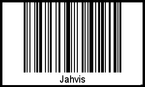 Der Voname Jahvis als Barcode und QR-Code