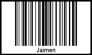 Jaimen als Barcode und QR-Code