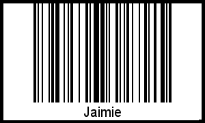 Jaimie als Barcode und QR-Code