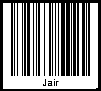 Barcode-Foto von Jair