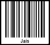 Jais als Barcode und QR-Code