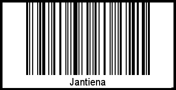 Jantiena als Barcode und QR-Code