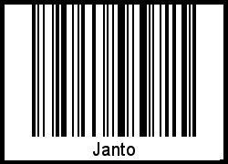 Interpretation von Janto als Barcode