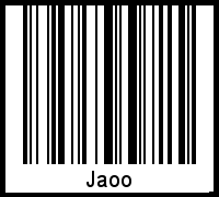 Jaoo als Barcode und QR-Code