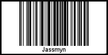 Jassmyn als Barcode und QR-Code