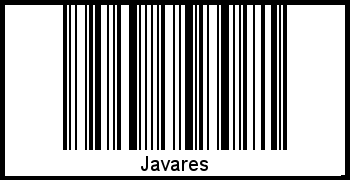 Interpretation von Javares als Barcode