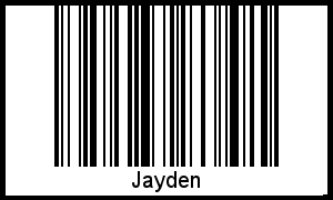 Barcode-Grafik von Jayden